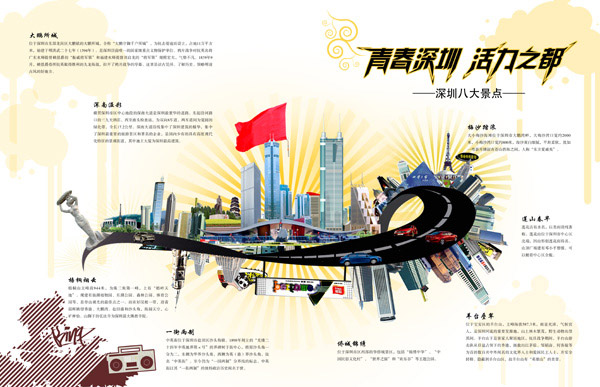 深圳八大景海报