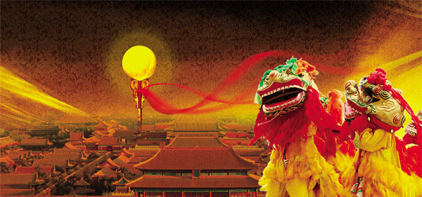 中国红舞狮