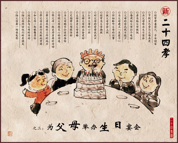 二十四孝生日会