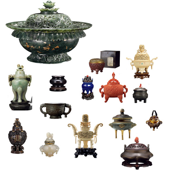 素材分类: 雕塑器皿所需点数: 0   点 关键词: 中国风古典香炉高清