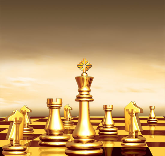 黄金国际象棋PSD_创意元素 - 素材中国_素材