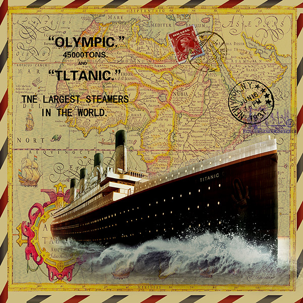 泰坦尼克号明信片
