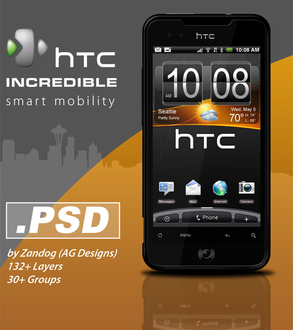 HTC手机ui设计