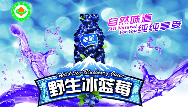 蓝莓饮料广告
