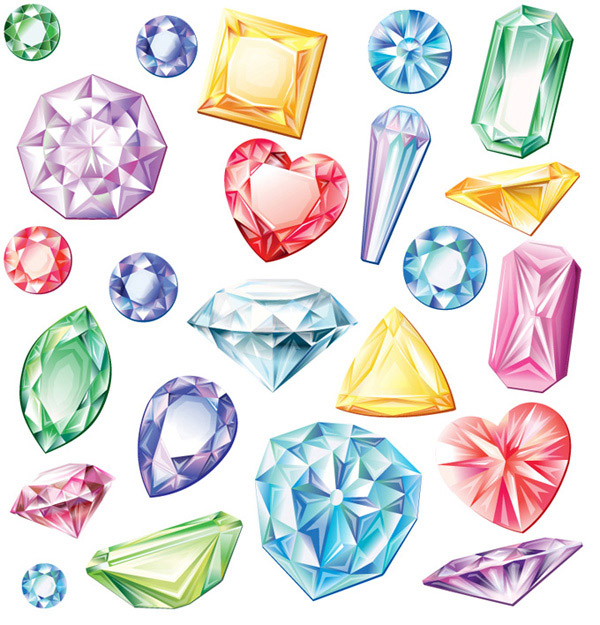 各种炫彩钻石