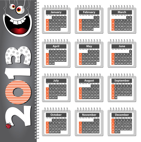2013日历设计