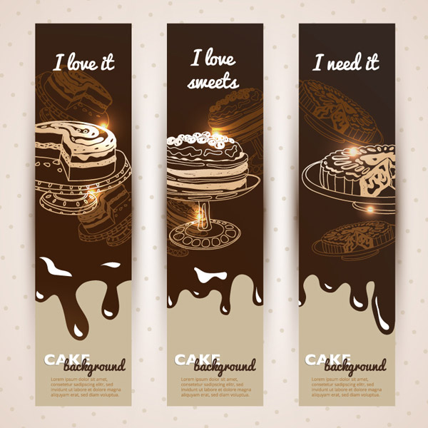 巧克力蛋糕banner