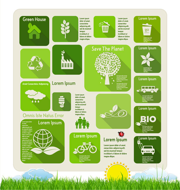 生态环保信息图