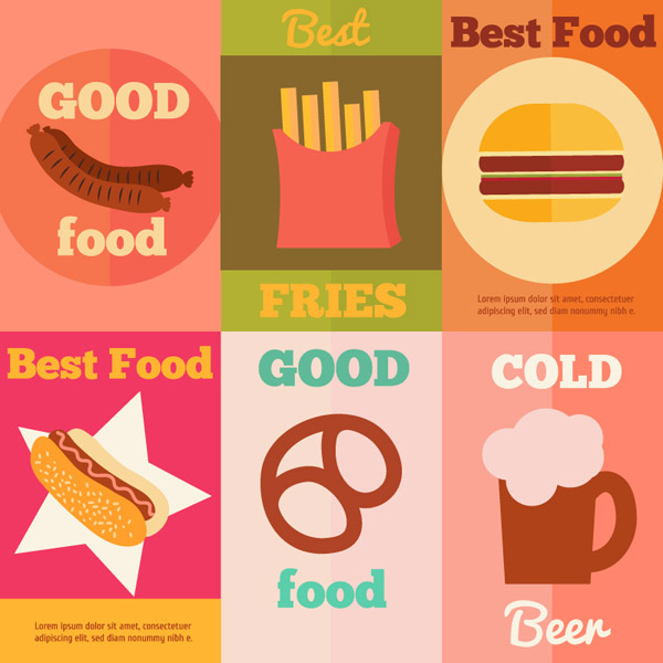 快餐食品海报