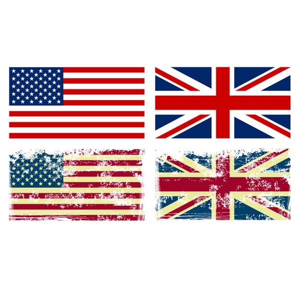 英美国旗设计