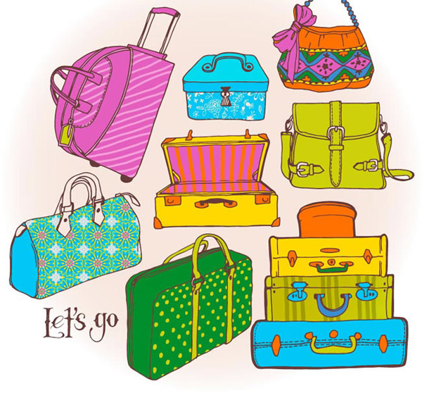 0  点 关键词: 彩色行李包矢量素材下载,旅行箱,行李箱,箱包,旅行