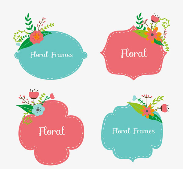 花卉装饰标签