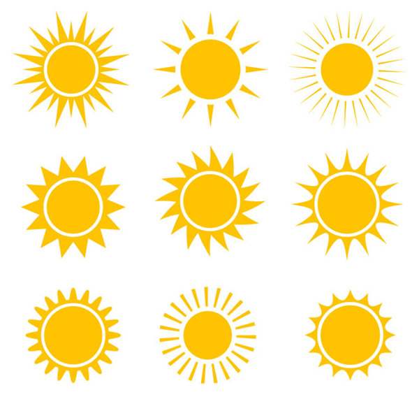 关键词: 创意太阳图标矢量素材下载,太阳,天气,阳光,图标,晴,矢量图