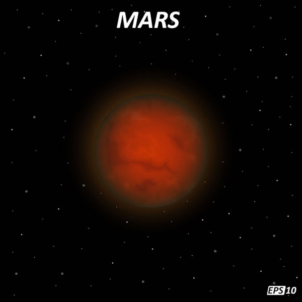 太空中的火星