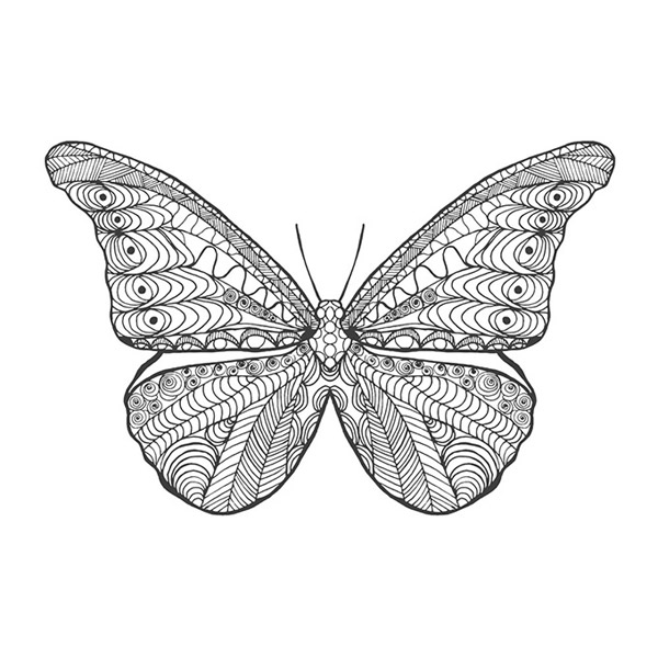 蝴蝶纹身图案