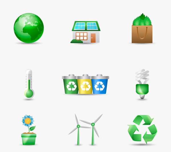 生态环保图标