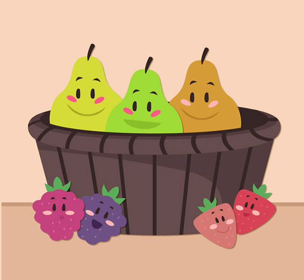 水果和水果篮子