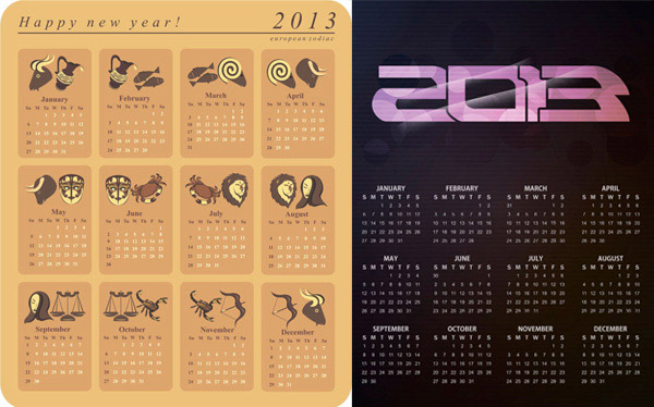 2013年新年日历