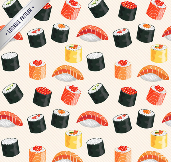 寿司无缝背景