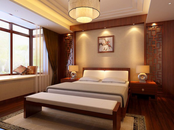 木质卧室模型