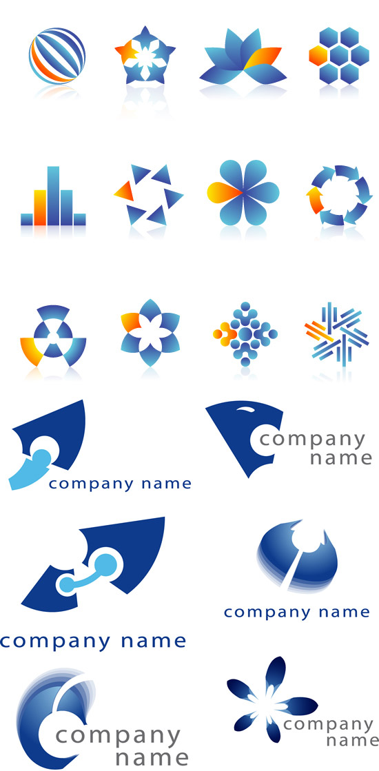 双色图案公司logo