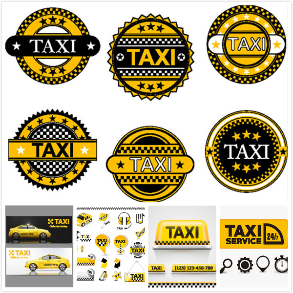 出租车标签标识