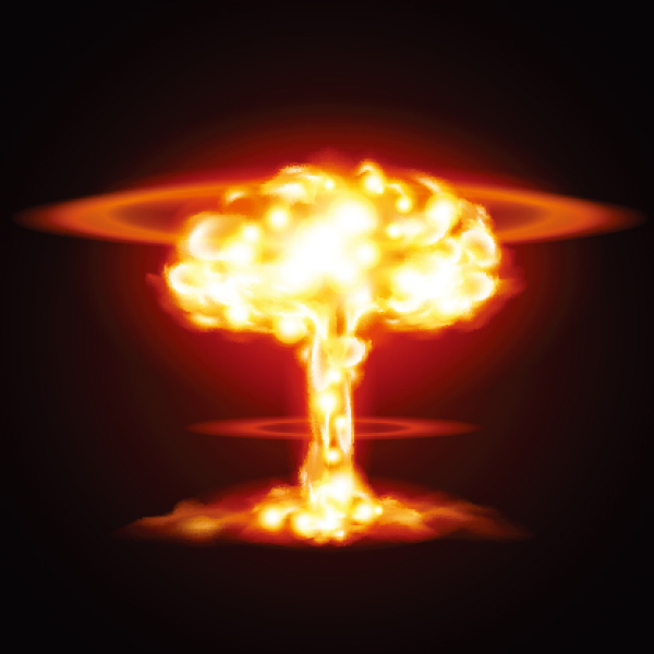 核弹爆炸蘑菇云