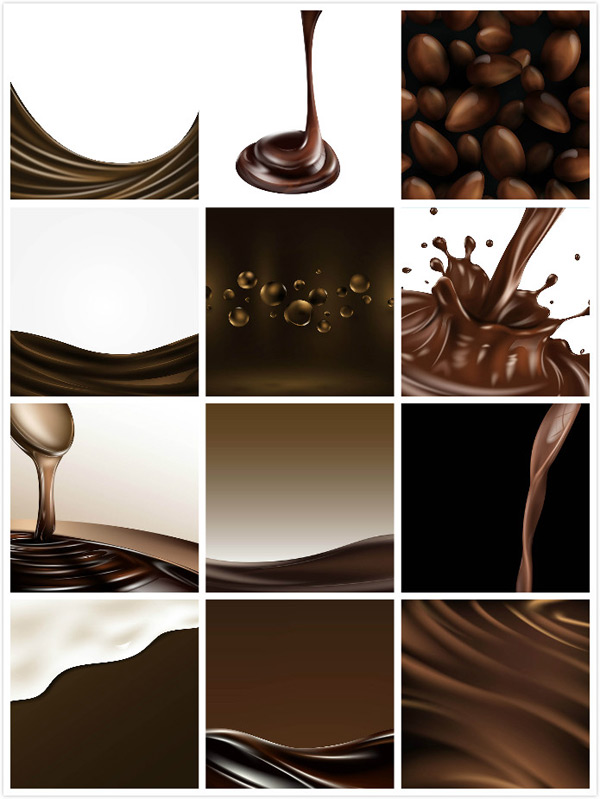 咖啡巧克力矢量