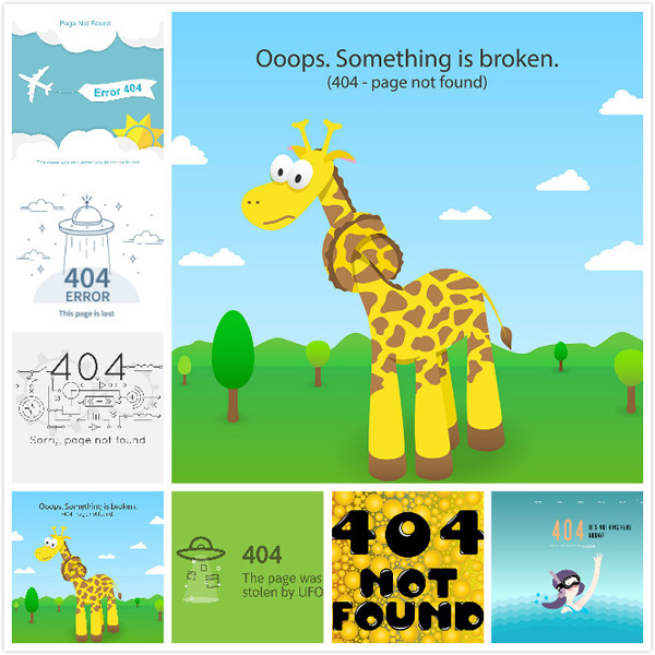 404网页矢量