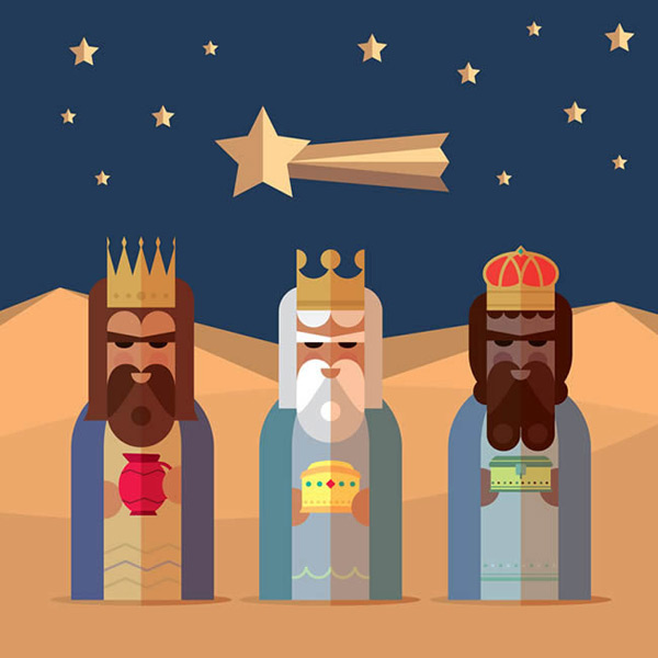 三个国王插画