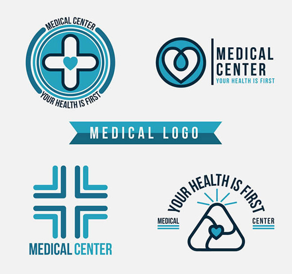 0点创意医疗标志矢量图下载,医疗中心,爱心,医疗,标志,logo,矢量图,ai