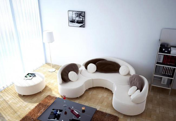 客厅沙发模型