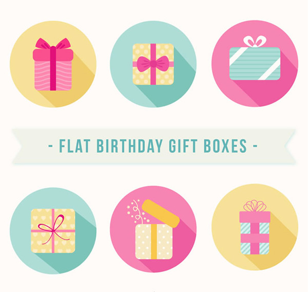 生日礼物礼盒图标