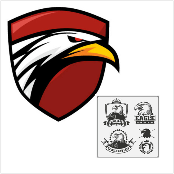 鹰标徽章标志