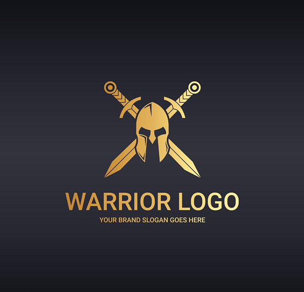 战士面具宝剑logo