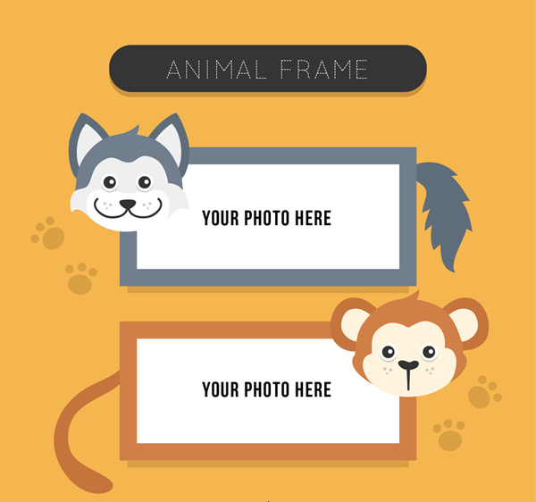 动物照片框架