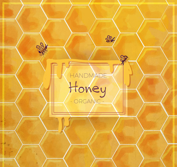 蜂蜜蜂窝背景
