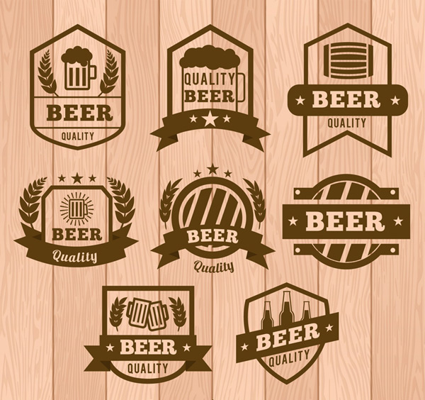 优质啤酒徽章