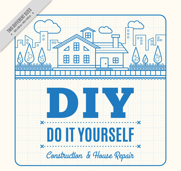 DIY房屋海报