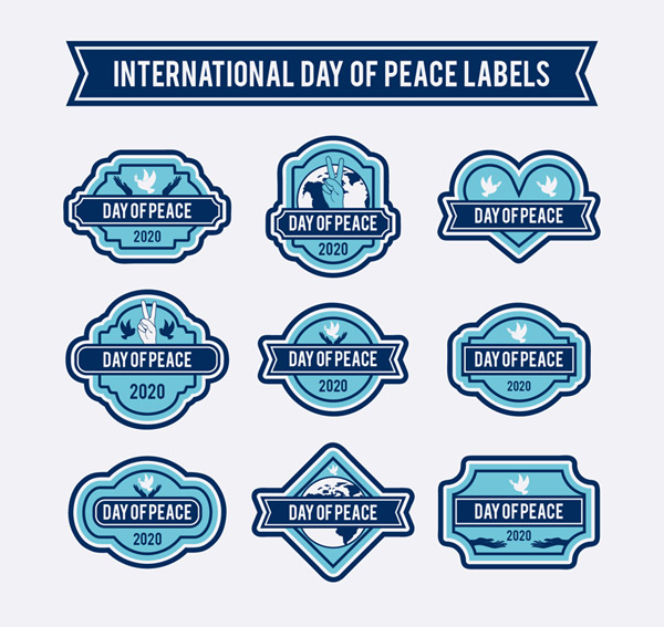 国际和平日标签
