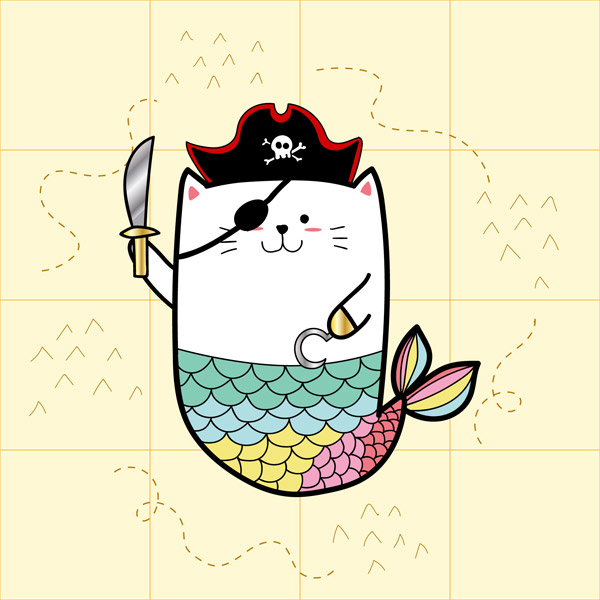 海盗猫美人鱼