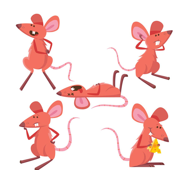 红色老鼠设计