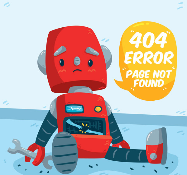 机器人404错误页