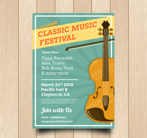 古典音乐节海报