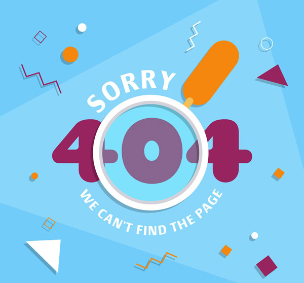 放大镜404错误页