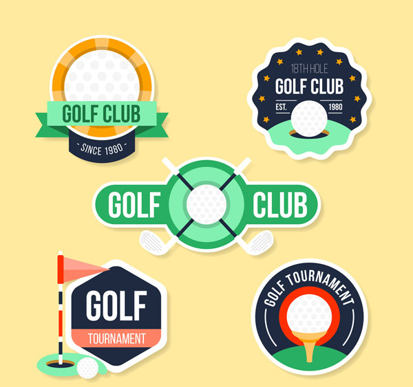 高尔夫俱乐部标签