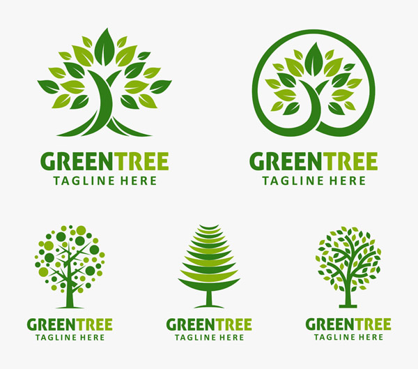 标志设计,logo设计,绿叶,树木,叶子,树叶,树木,大树,创意设计,设计