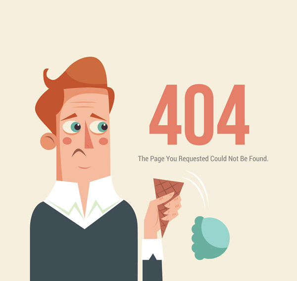 掉冰淇淋404错误页