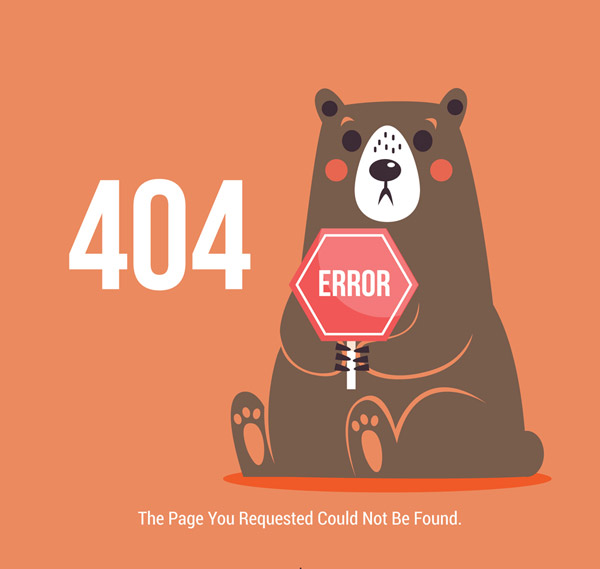 棕熊404错误页