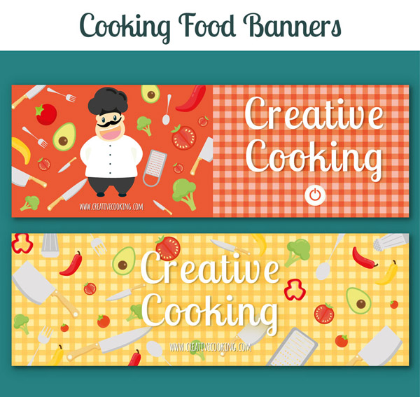 烹饪元素banner